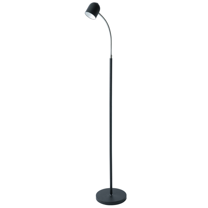 LED Floor Lamp - 5W - Satin Black Finish