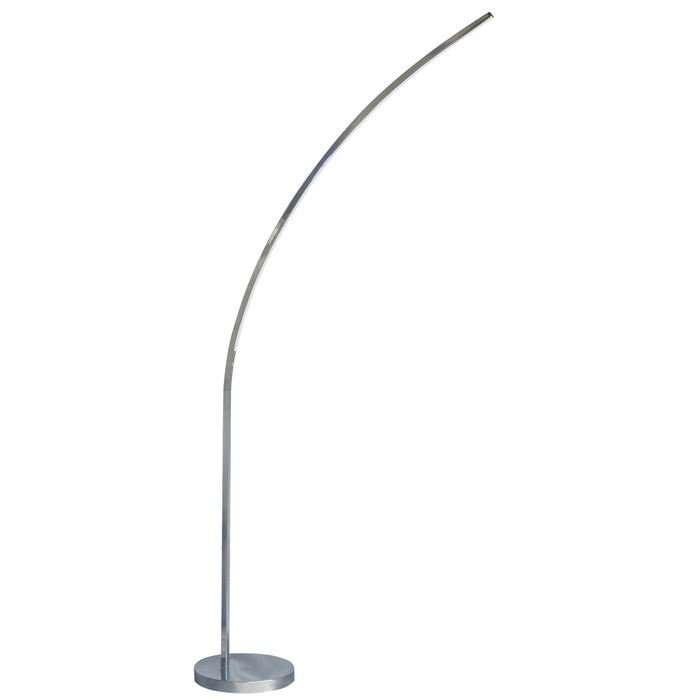 Gentle Bend LED Floor Lamp - 22W - Polished Chrome Finish