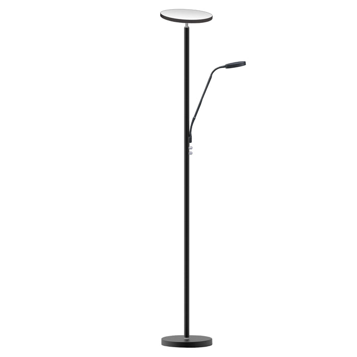 Mother and Son LED Floor Lamp - Sandy Black Finish