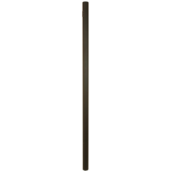 84" Fluted Direct Burial Post in Textured Black