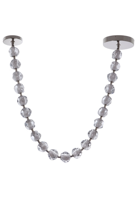 Jackie 21 Light LED Pendant in Polished Nickel