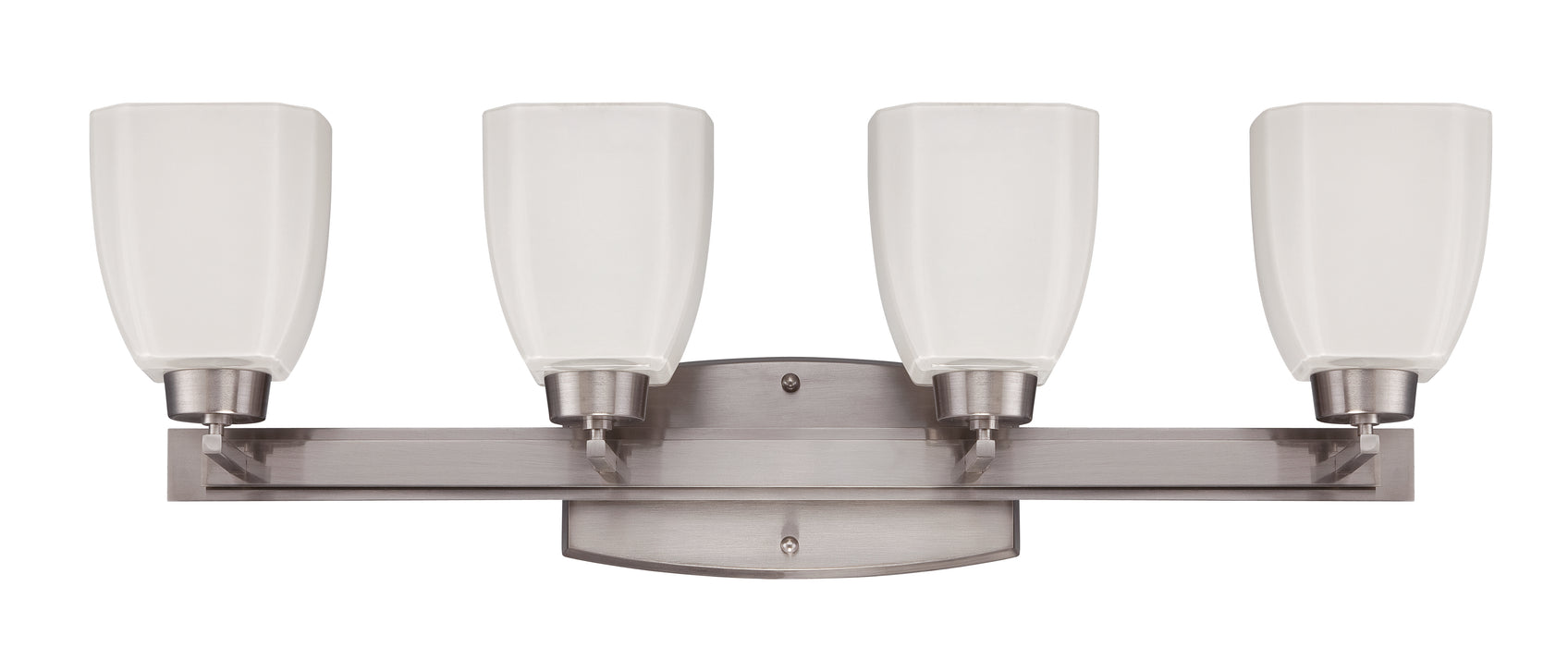 Bridwell 4 Light Vanity in Brushed Polished Nickel