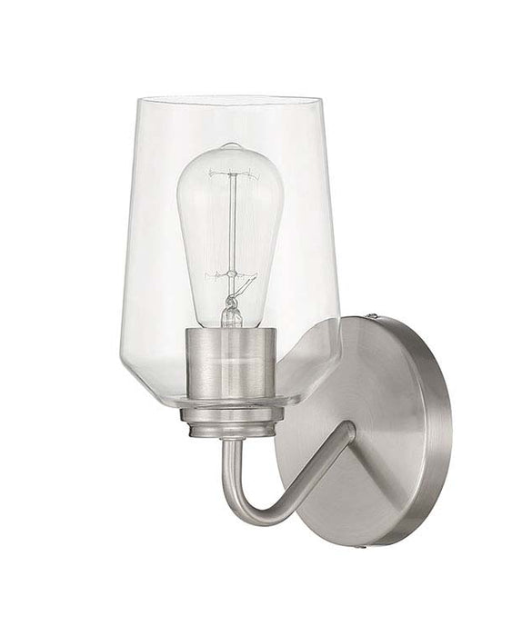 Shayna 1 Light Wall Sconce in Brushed Polished Nickel