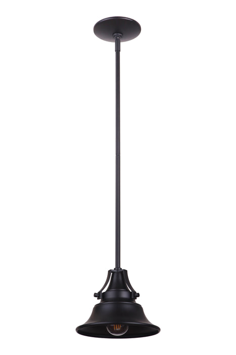 Union 1 Light Large Outdoor Pendant in Midnight