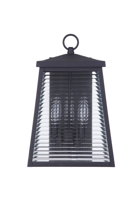 Armstrong 3 Light Medium Outdoor Wall Lantern in Midnight