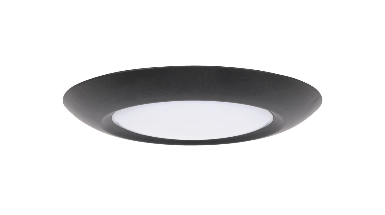 Slim Line 1 Light 11" LED Flushmount in Flat Black