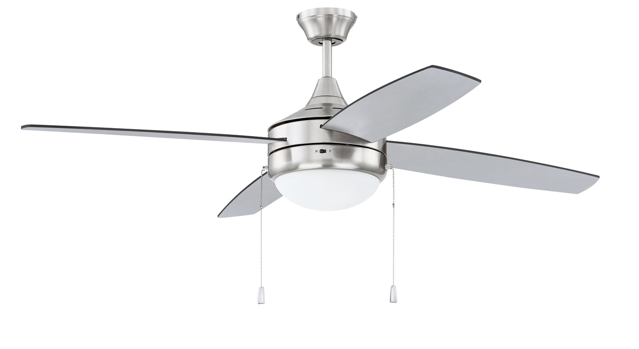 52" Phaze Energy Star 4 in Brushed Polished Nickel w/ Brushed Nickel/Greywood Blades