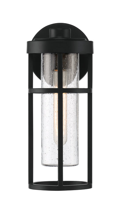 Encompass 1 Light Small Outdoor Wall Lantern in Midnight