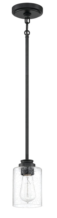 Bolden 1 Light Mini Pendant in Flat Black