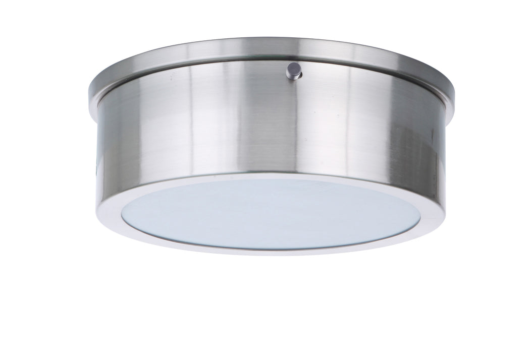 Fenn 1 Light 9" LED Flushmount in Brushed Polished Nickel