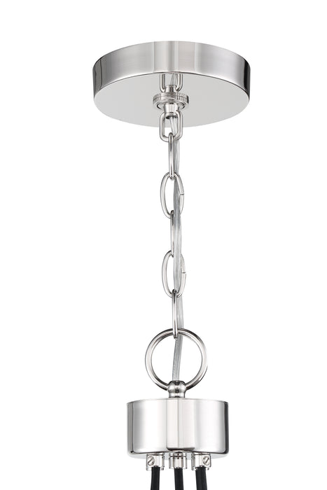 Que 5 Light Pendant in Chrome