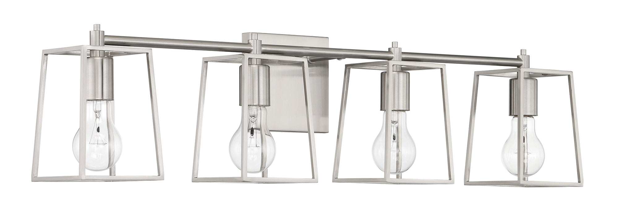 Dunn 4 Light Vanity in Brushed Polished Nickel
