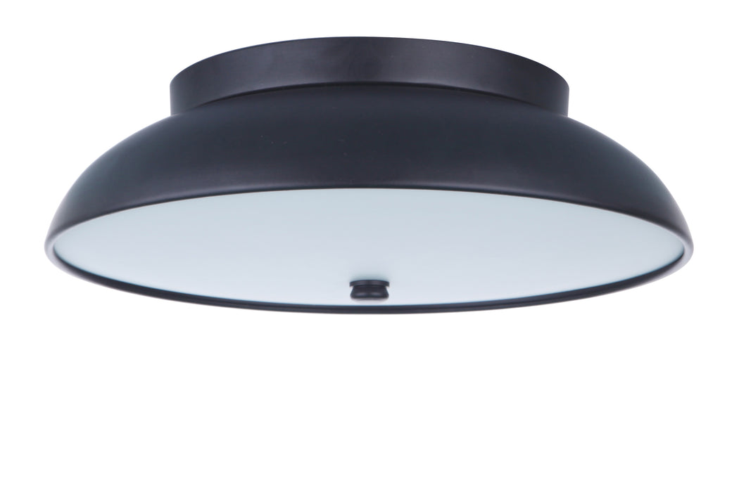 Soul 1 Light 12.5" LED Flushmount in Flat Black