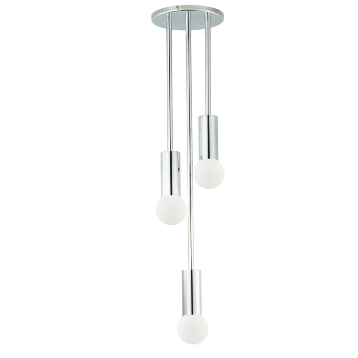 Adams 3 Light Pendant - Polished Chrome