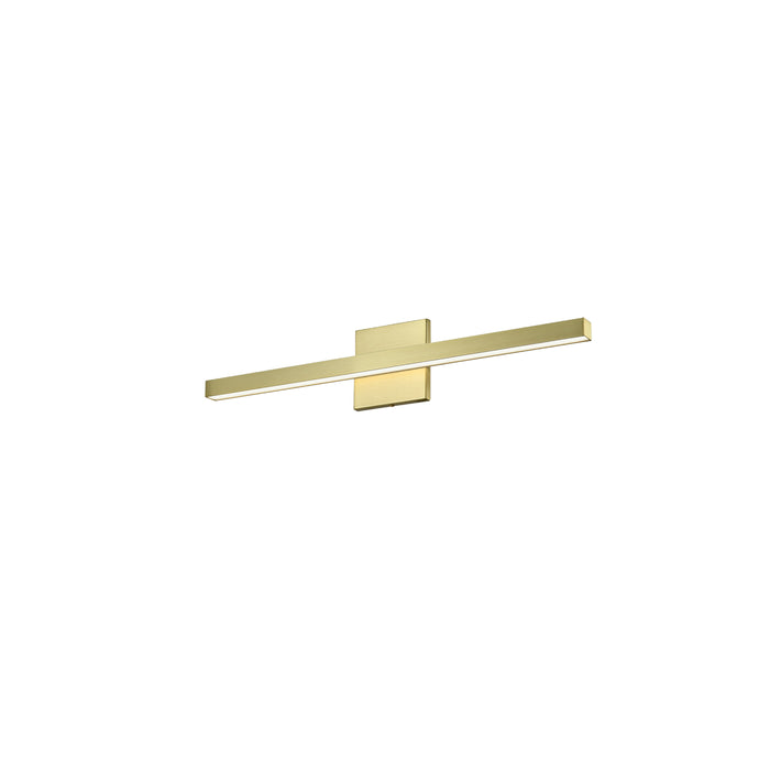 Arandel Vanity Light - 18W LED - Aged Brass - Frosted Acrylic Diffuser