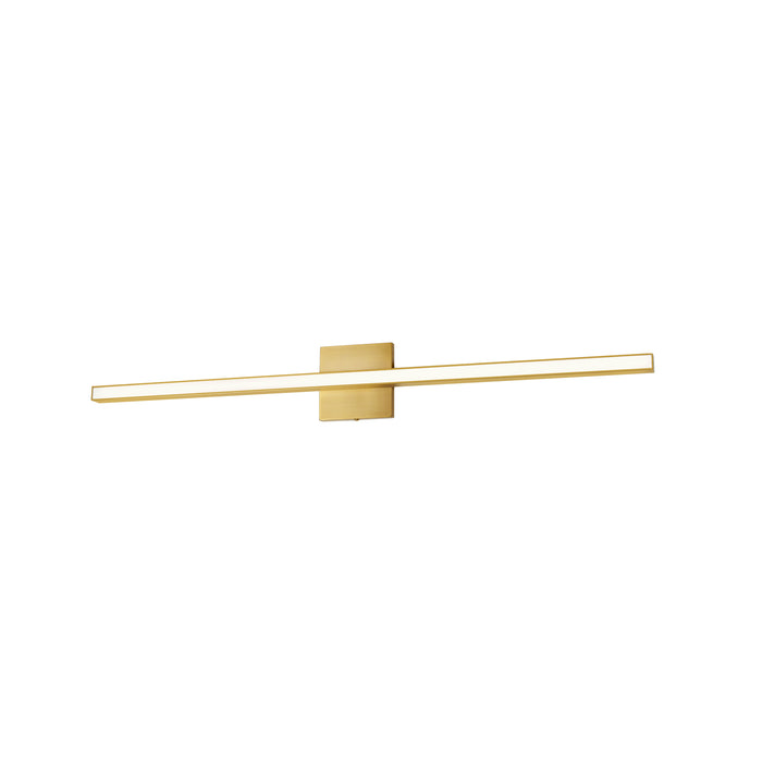 Arandel Vanity Light - 24W LED - Aged Brass - White Acrylic Diffuser