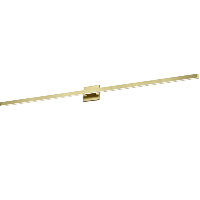 Arandel Vanity Light - 4"D - 36W LED - Aged Brass - White Acrylic Diffuser