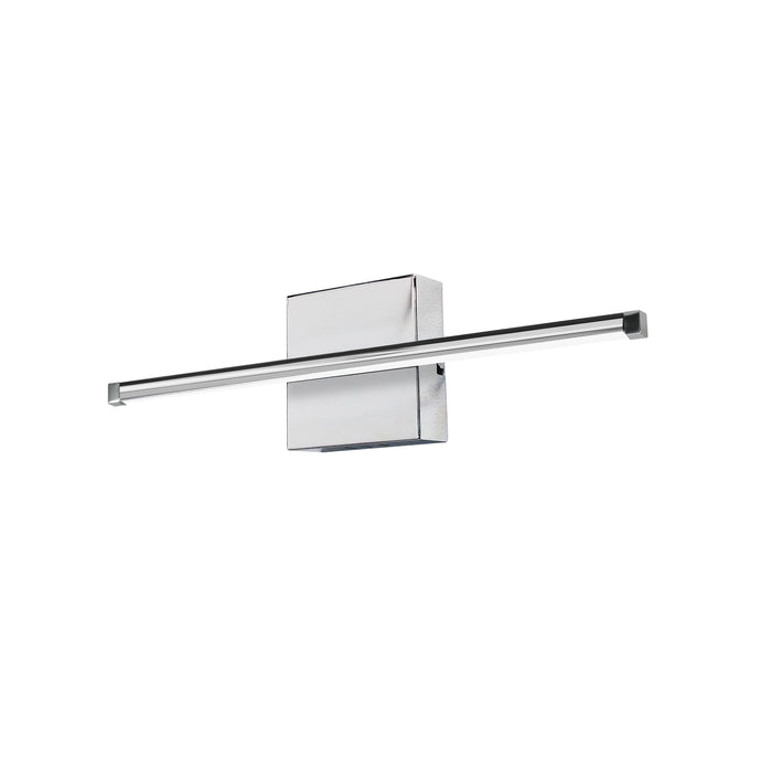 Array LED Wall Sconce - Horizontal - 19W - Polished Chrome - White Acrylic Diffuser