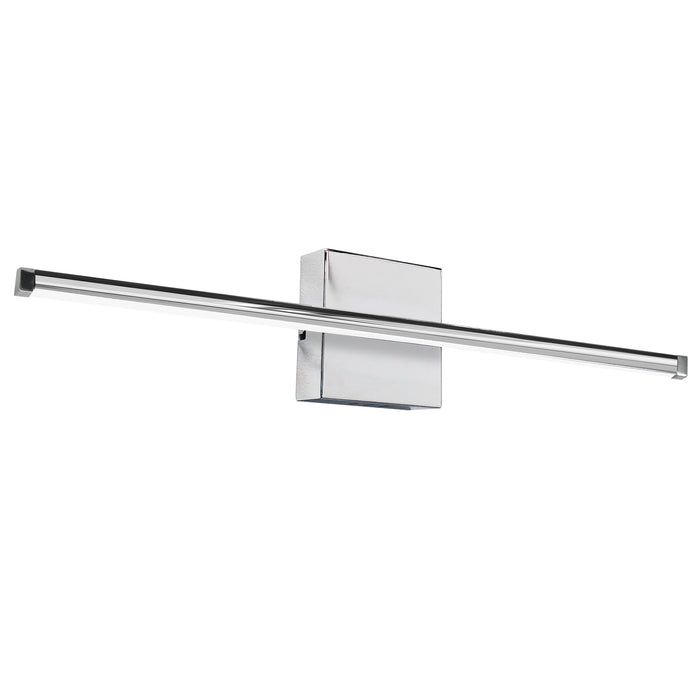 Array LED Wall Sconce - Horizontal - 30W - Polished Chrome - White Acrylic Diffuser