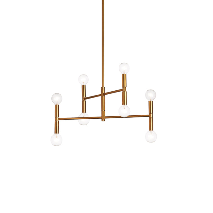 Ava 8 Light Chandelier - Vintage Bronze