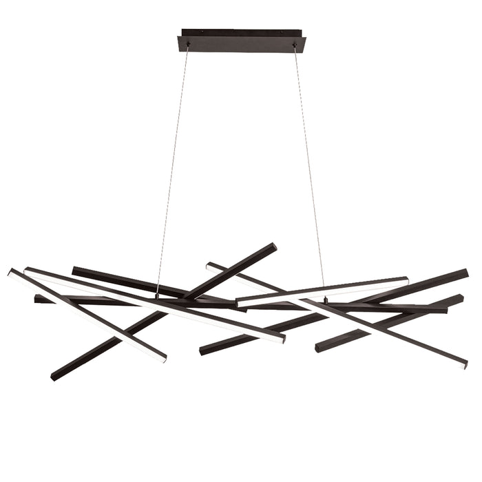 Carly Chandelier - 62W LED - Matte Black