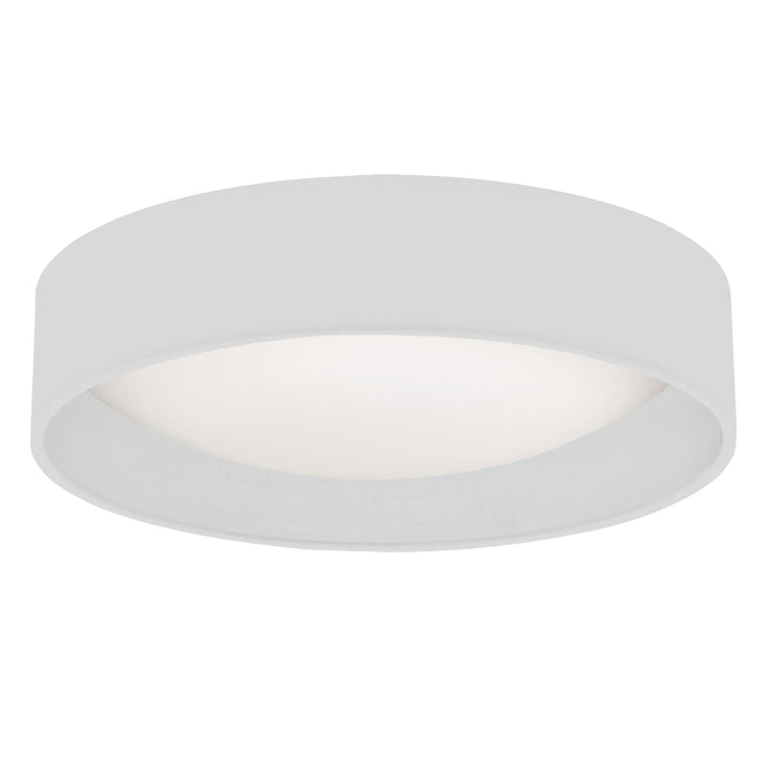 CFLD LED Flush Mount - 15" - White Shade