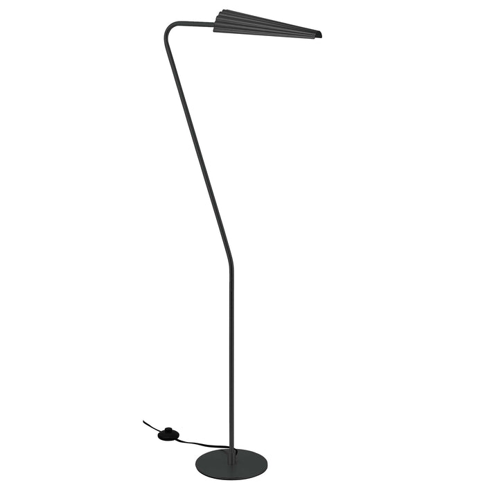 Cassie 1 Light Floor Lamp - Incandescent - Matte Black - Matte Black