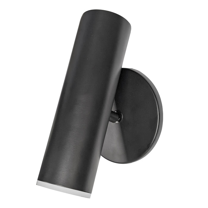 Constance LED Wall Sconce - 6W - Matte Black - Frosted Acrylic Diffuser