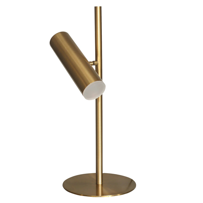 Constance Table Lamp - 6W - Aged Brass Finish - Frosted Acrylic Diffuser