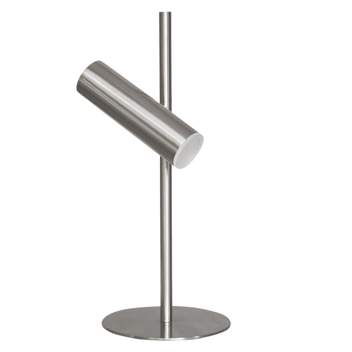 Constance Table Lamp - 6W - Satin Chrome Finish - Frosted Acrylic Diffuser