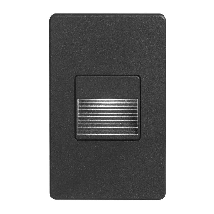 Bella LED Step/Wall Light - 120VAC input - L125mmxW78mmxH37mm - 2700K - 3.3W IP65 - Black Wall Bella LED Step/Wall Light - Light