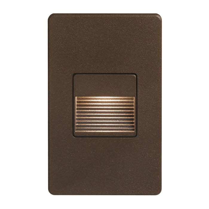 Bella LED Step/Wall Light - 120VAC input - L125mmxW78mmxH37mm - 2700K - 3.3W IP65 - Bronze Wall Bella LED Step/Wall Light - Light