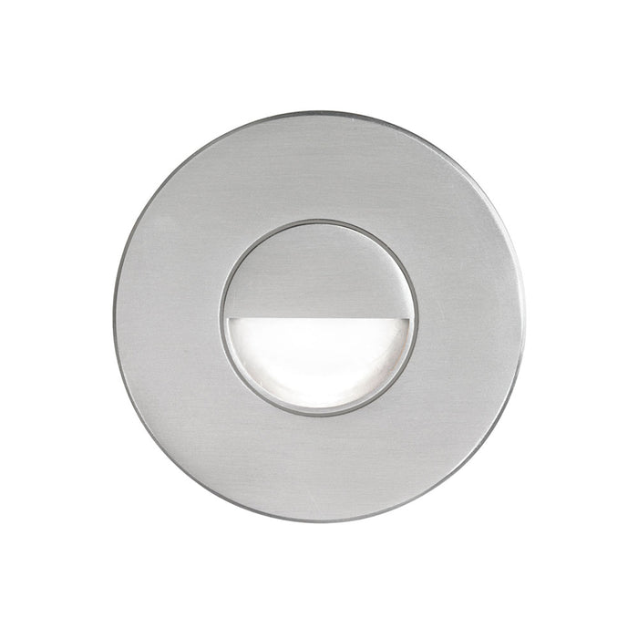 Bella LED Step/Wall Light - 120VAC input - Ø88xH82mm - 2700K - 3.3W IP65 - Brushed Aluminum Wall Bella LED Step/Wall Light - Light.