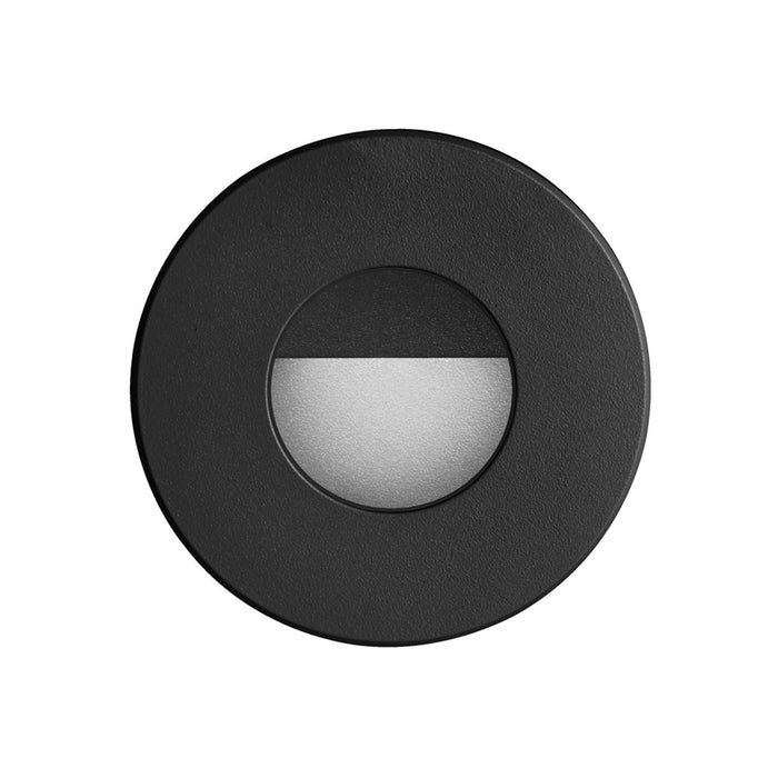 Bella LED Step/Wall Light - 120VAC input - Ø88xH82mm - 2700K - 3.3W IP65 - Black Wall Bella LED Step/Wall Light - Light.