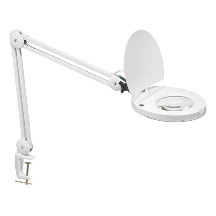 LED Magnifier Lamp - 8W - White Finish