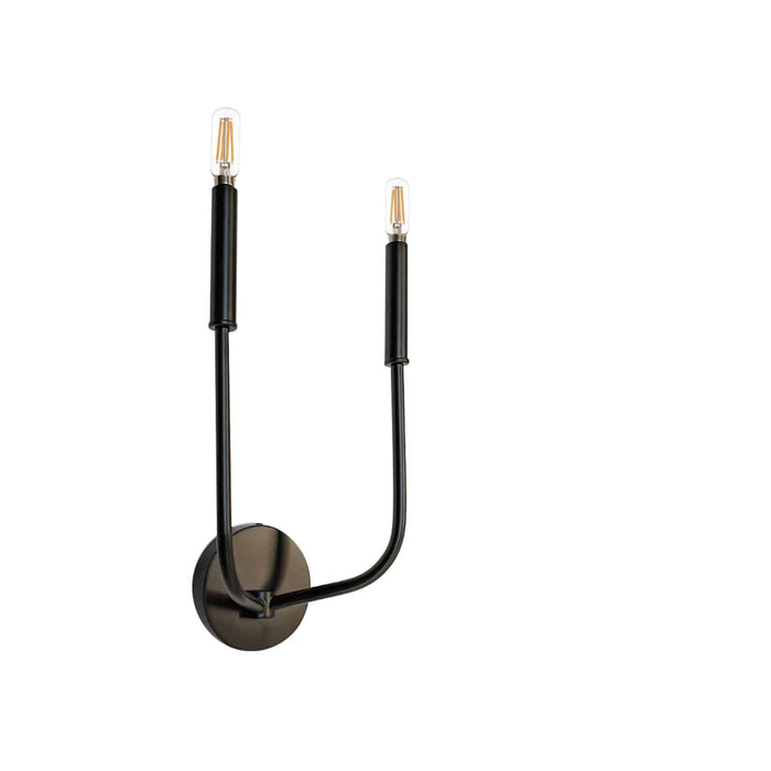 Eleanor 2 Light Wall Sconce - Matte Black