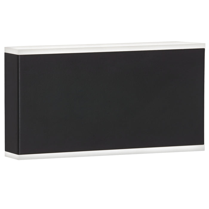 Emery LED Wall Sconce - 20W - Matte Black - Frosted Acrylic Diffuser