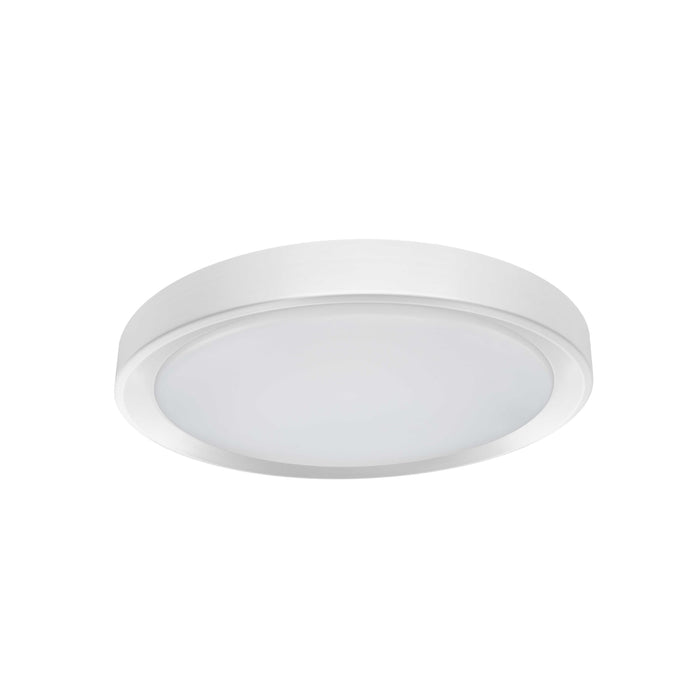 Flynn Flush Mount - 24W - Matte White - White Diffuser