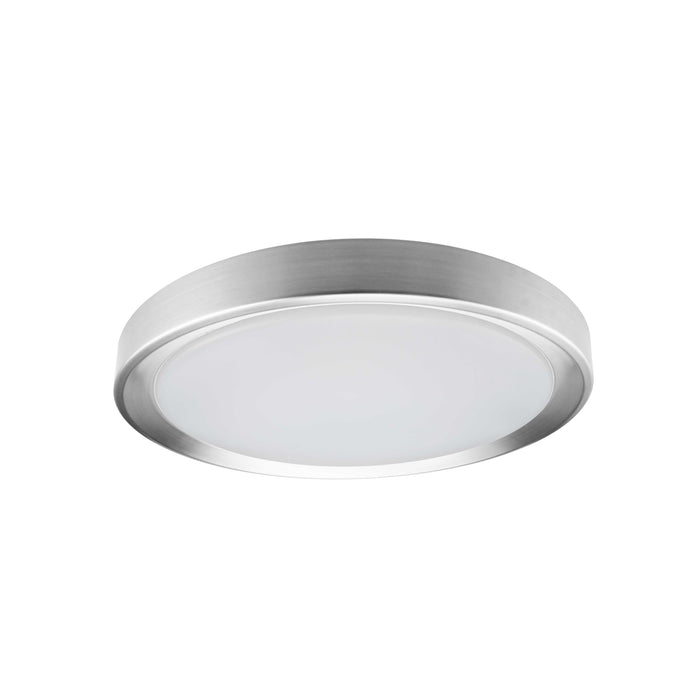 Flynn Flush Mount - 24W - Satin Chrome - White Diffuser