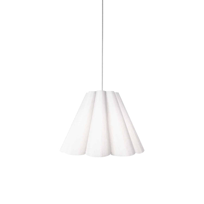 Kendra 4 Light Pendant - Small - Polished Chrome Finish - White Shade