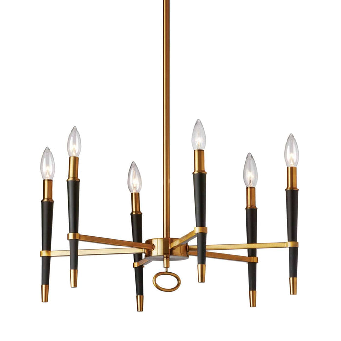 Langford 6 Light Chandelier - Vintage Bronze Finish