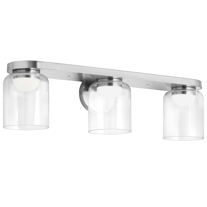 Nadine LED Vanity - 30W - Polished Chrome - Clear Glass