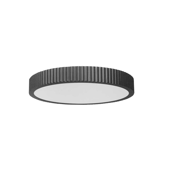 Nabisco LED Flush Mount - 30W - Matte Black - White Acrylic Diffuser