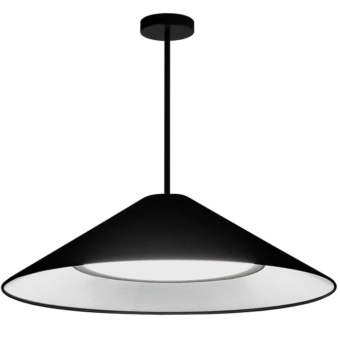 Padme Pendant - 30W - Matte Black - Black Shade