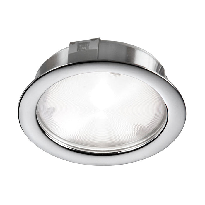 Cree LED Puck Light - 4W 24VDC input 3000K - CRI80+ - 40° beam - Polished Chrome