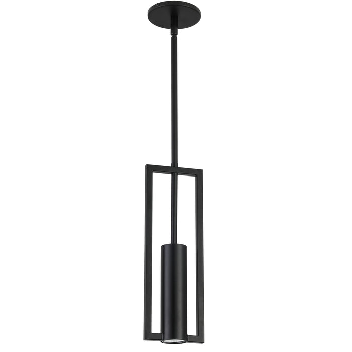 Pauline 1 Light Pendant - Matte Black