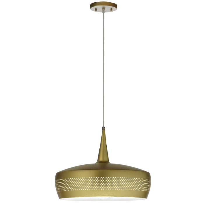 Pixie 1 Light Pendant - Painted Aged Brass