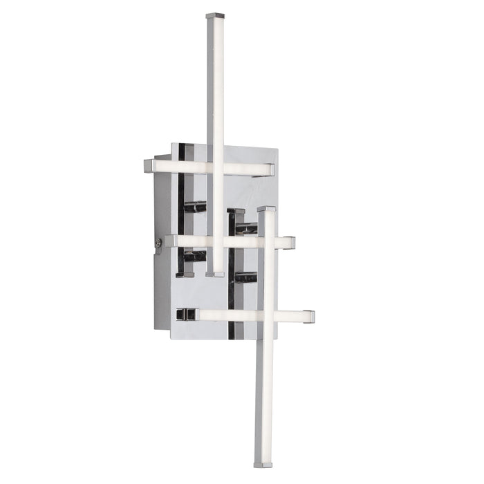 Summit 5 Light LED Wall Sconce - Polished Chrome Finish