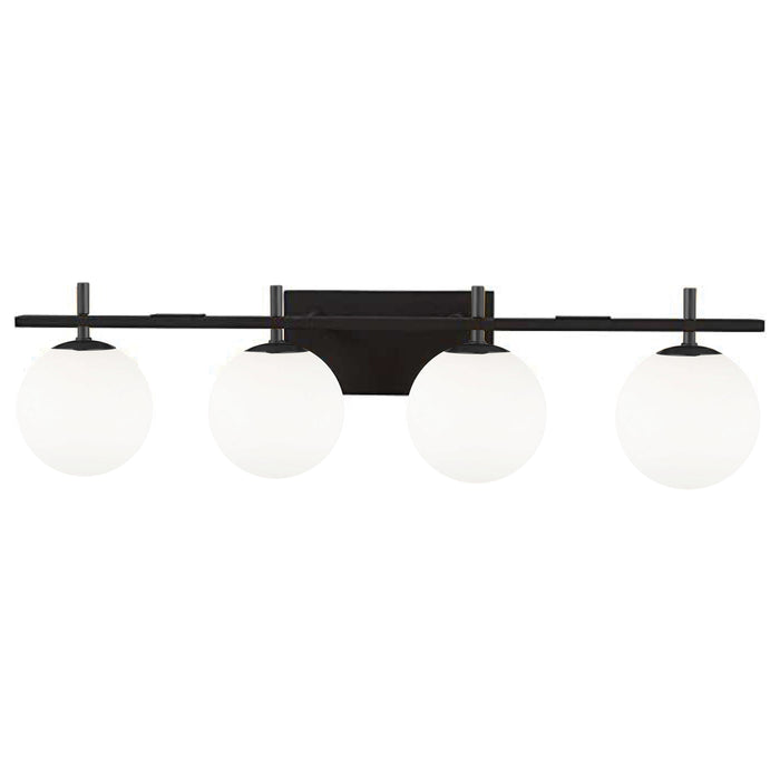 Vivaldi 4 Light Vanity Light - Matte Black