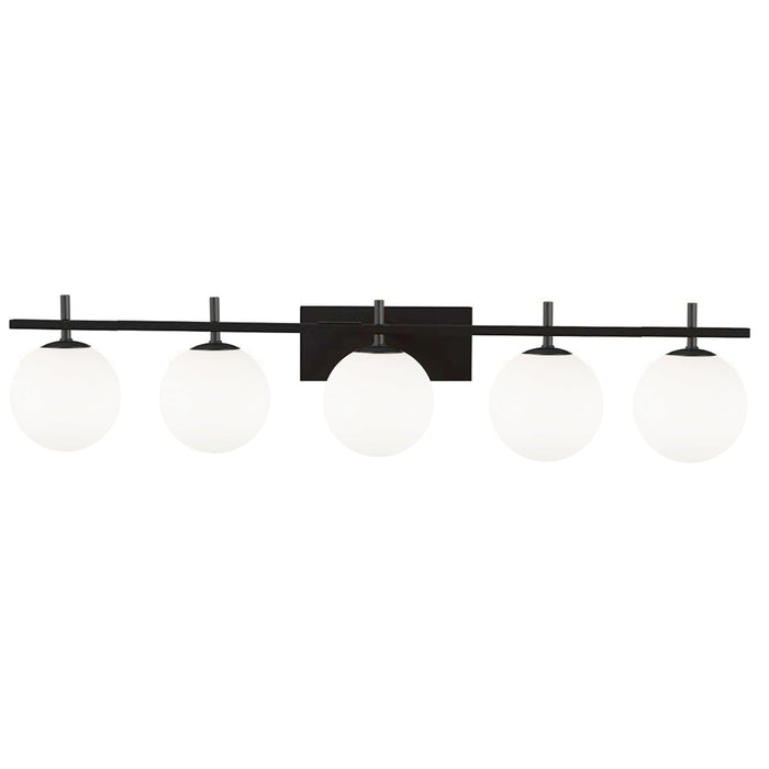 Vivaldi 5 Light Vanity Light - Matte Black